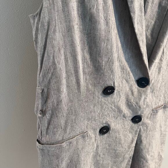 Jason Wu Feather Grey Sleeveless Double Button Mini Dress Size S - Picture 4 of 9